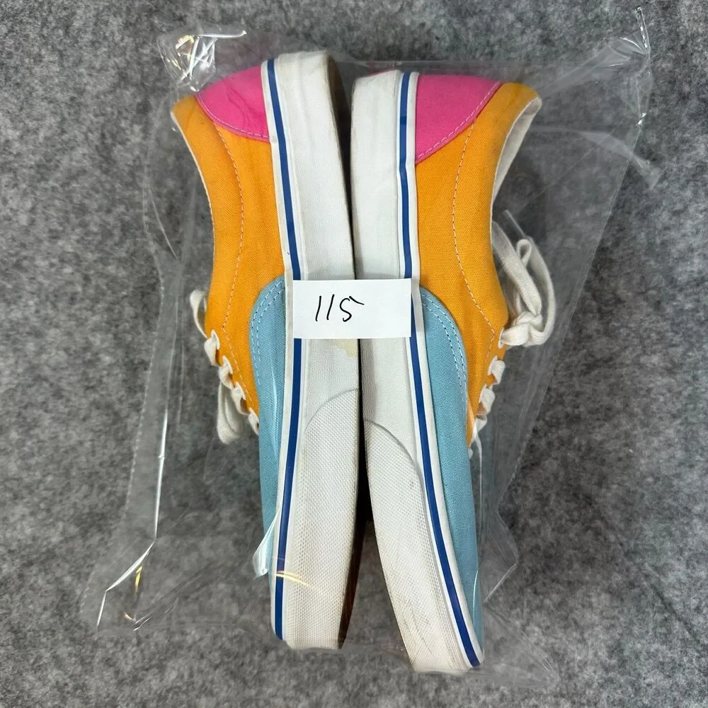 Vans Era Colorblock Multi Color Canvas Shoes Mens 9 Womens 10.5 Skate Sneakers